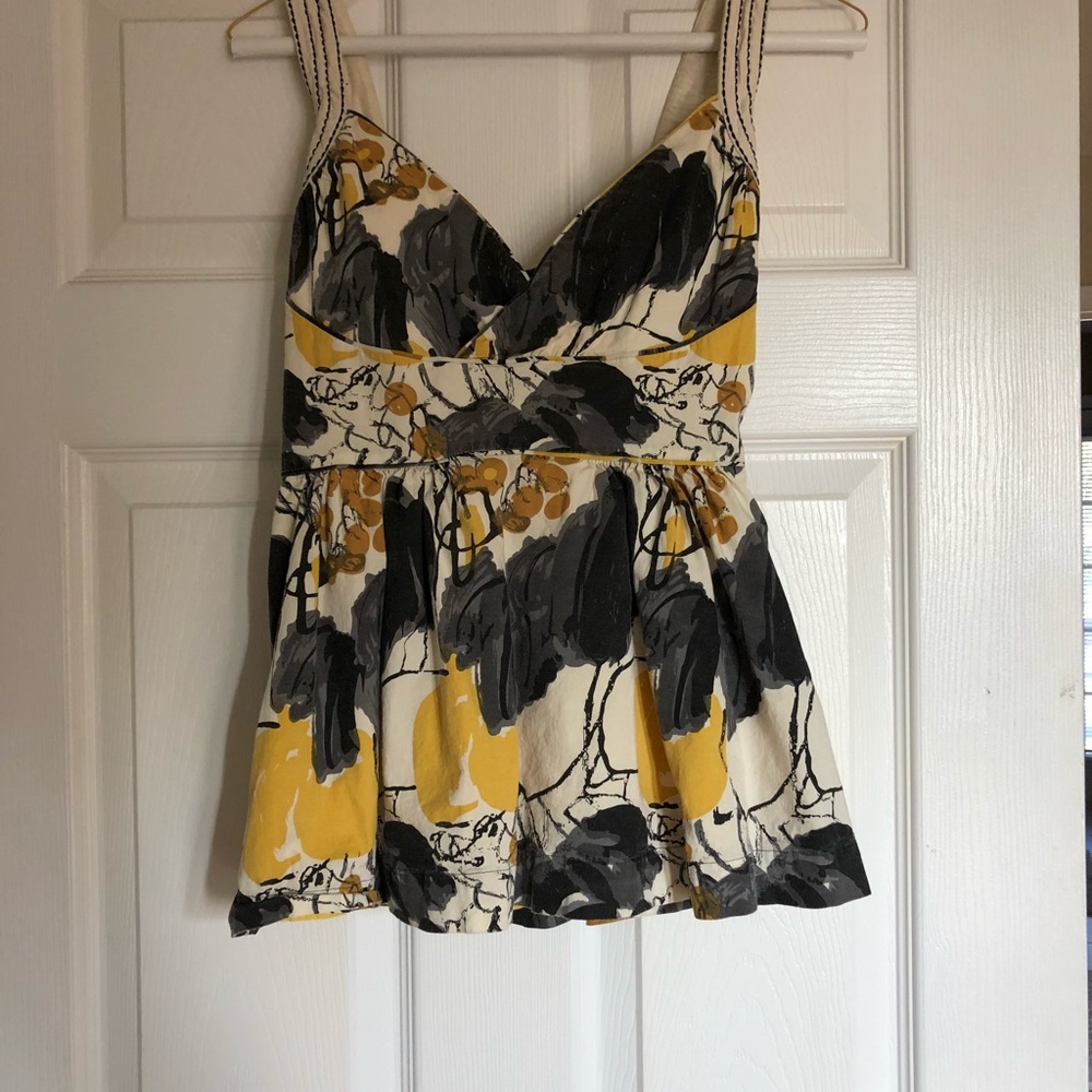 Peplum tank top